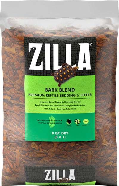 Zilla Bark Blend Reptile Bedding & Litter, 8 qt