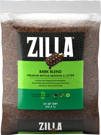 Zilla Bark Blend Reptile Bedding & Litter, 24 qt