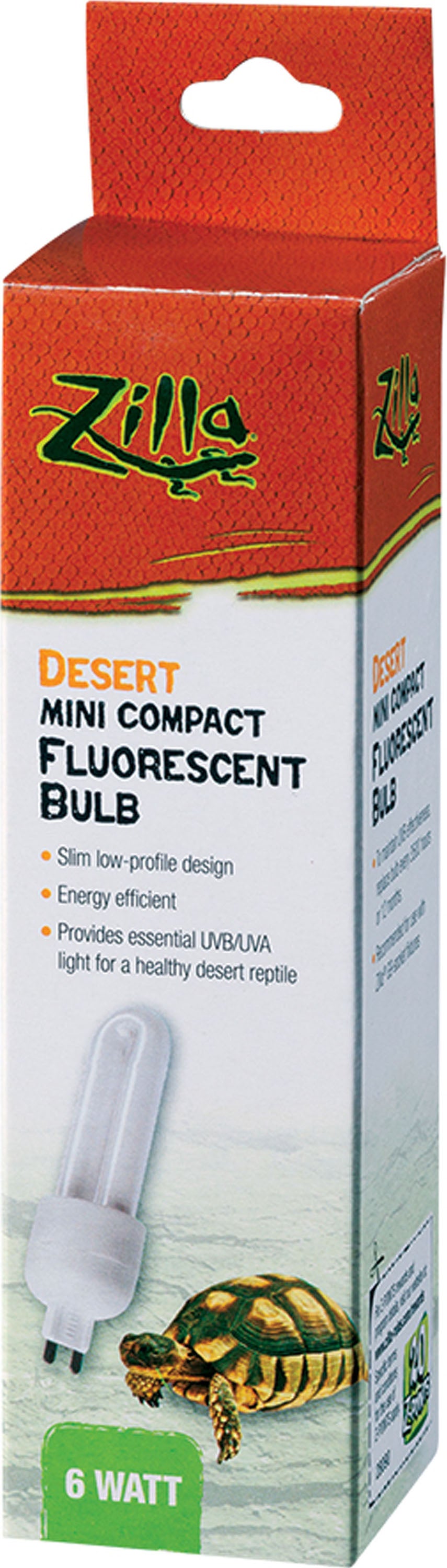 Zilla Desert Mini Compact Fluorescent Bulb, 6 Watt