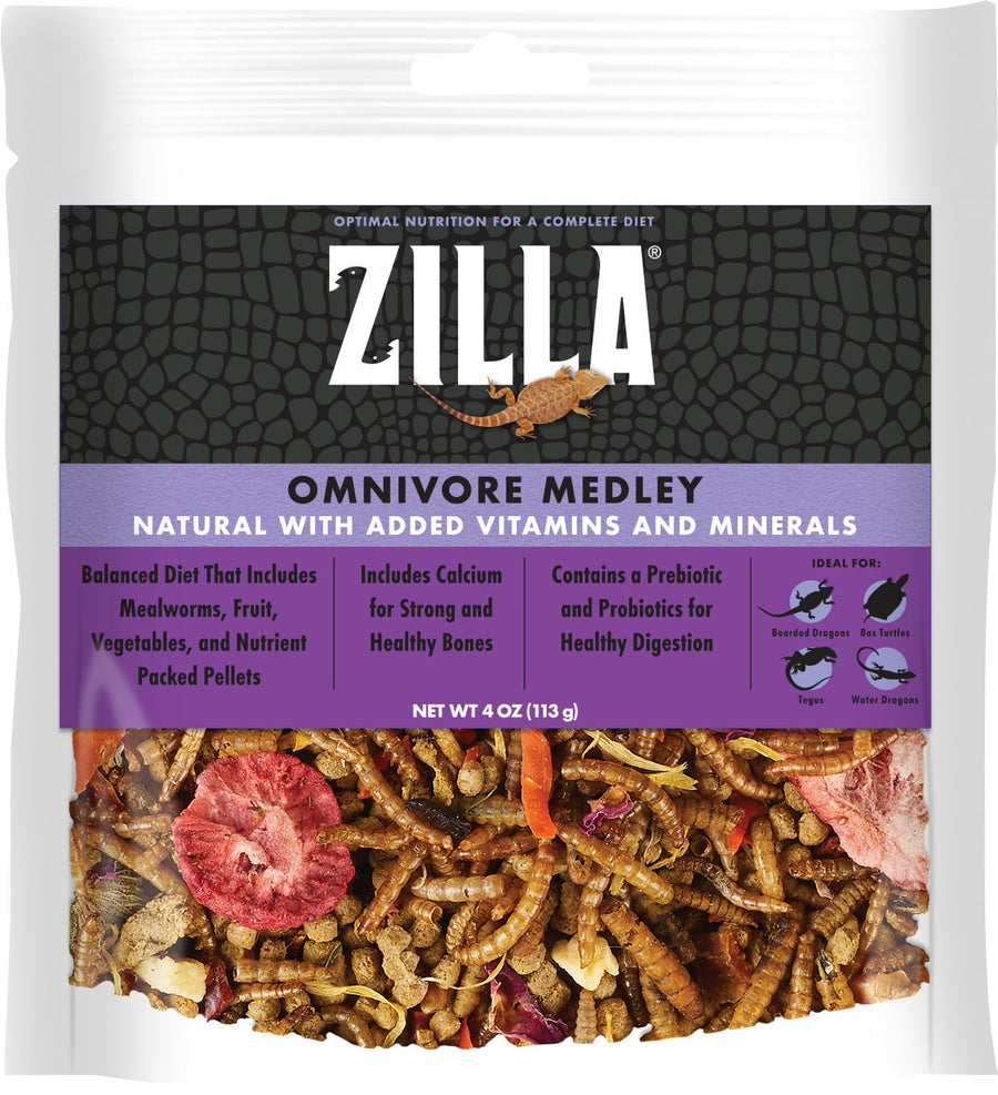 Zilla Omnivore Medley Diet, 4 oz - General