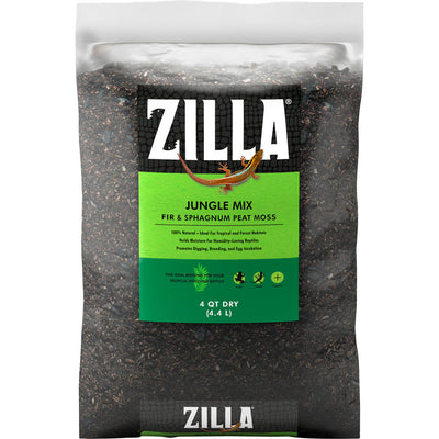 Zilla Jungle Mix Fir & Sphagnum Moss Reptile Bedding, 4 qt