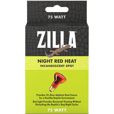 Zilla Basking Spot Bulb Night, Red, 75 Watt - Incandescent