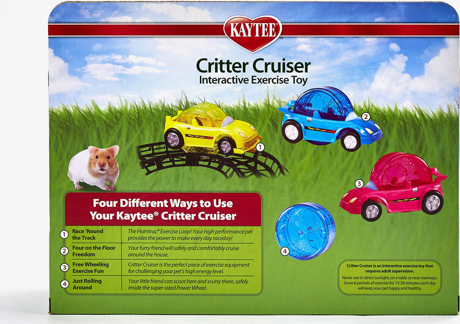 Kaytee Critter Cruiser Interactive Exercise Toy, 6x12x9 in - Exercise Balls