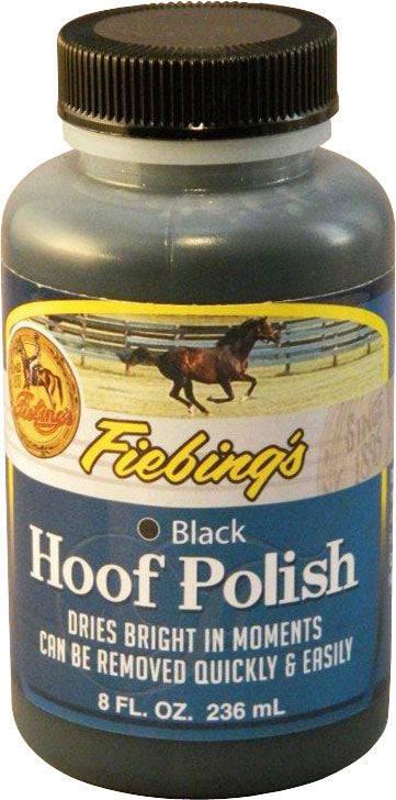 Fiebings Fiebing's Hoof Polish, Black, 8 oz - Shine