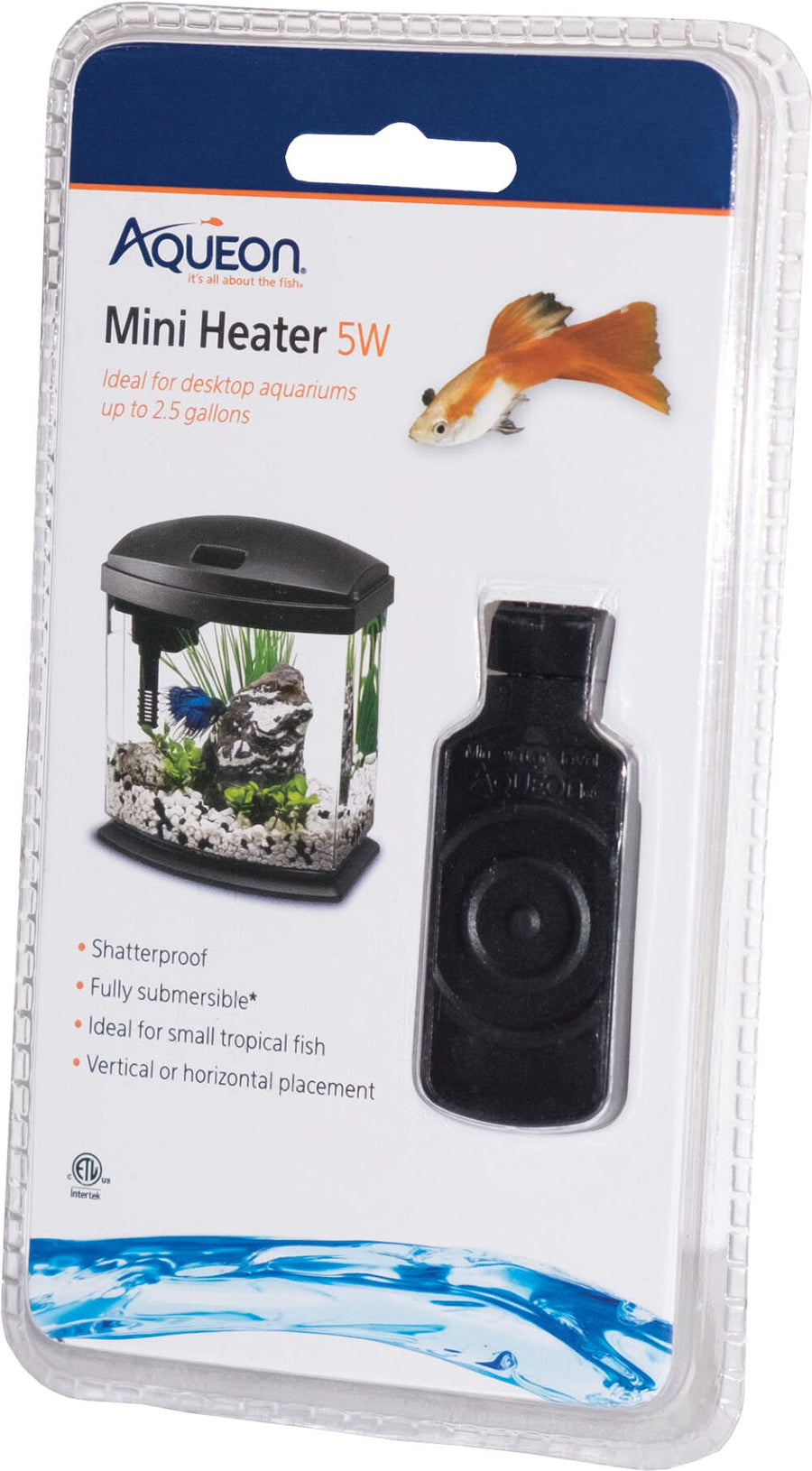 Aqueon Flat Heater, 5 Watt - Submersible