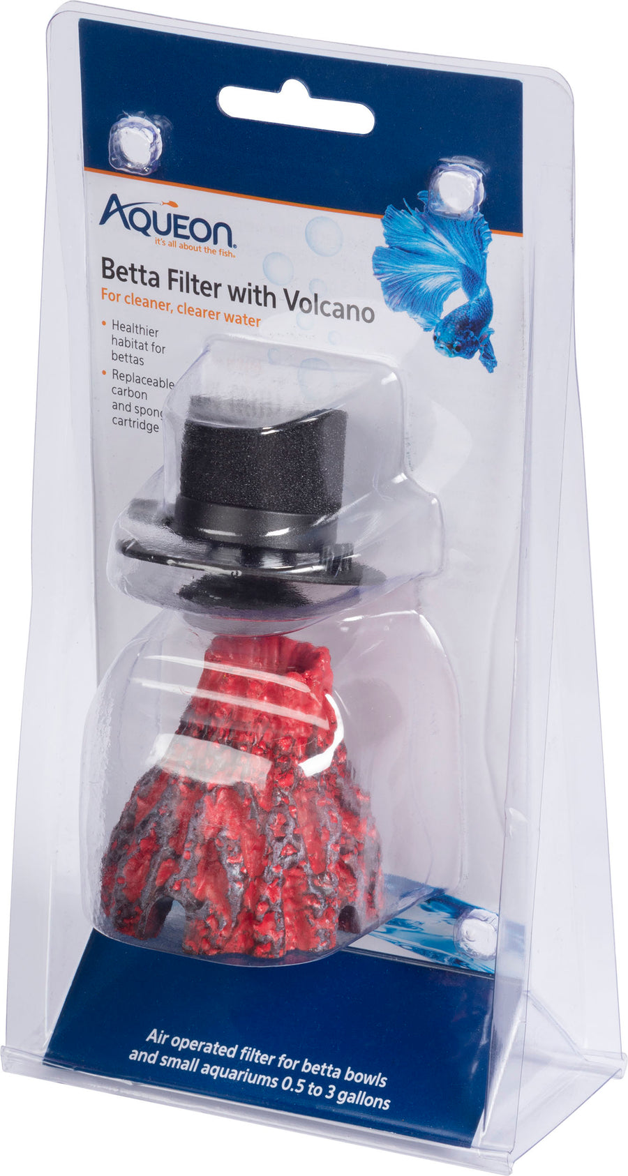Aqueon Volcano Betta Filter, Up to 3 gal - Internal Filters