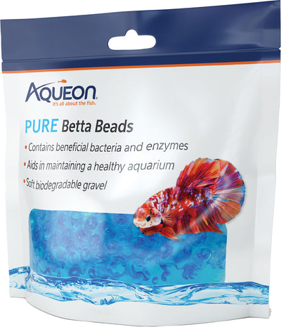 Aqueon Pure Betta Beads, Blue, 12 oz - Conditioners