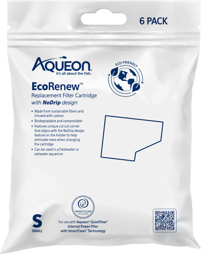 Aqueon Ecorenew Filter Cartridges, sm-6 pk - Filter Inserts