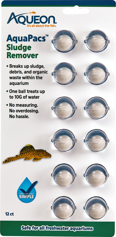 Aqueon Aquapacs Sludge Remover, 12 pk - Conditioners