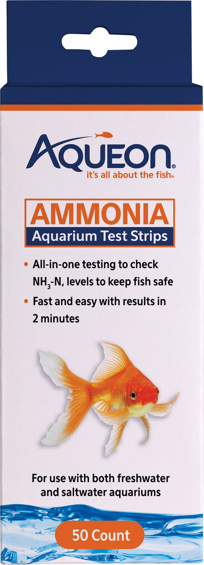 Aqueon Ammonia Aquarium Test Strips, 50 ct - Test Kits