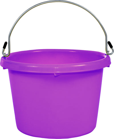 Fortiflex Utility Pail, Bright Purple, 8 qt - Bucket General