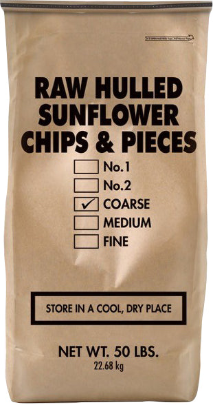 Shafer Coarse Generic Sunflower Hearts, 50 lb - Sunflower Hearts/Chips