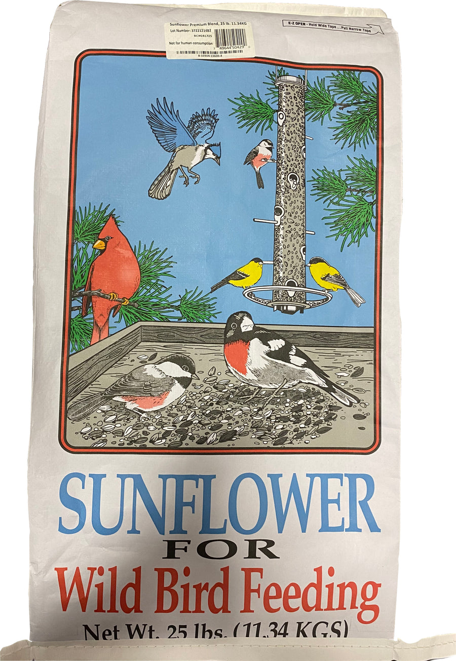 Shafer Generic Premium Sunflower Blend, 25 lb - Sunflower Hearts/Chips