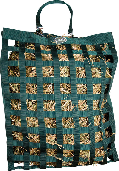 Gatsby All Natural Slow Hay Feeder, Hunter Green, 20x27x6.5 in - Hay Bags & Nets