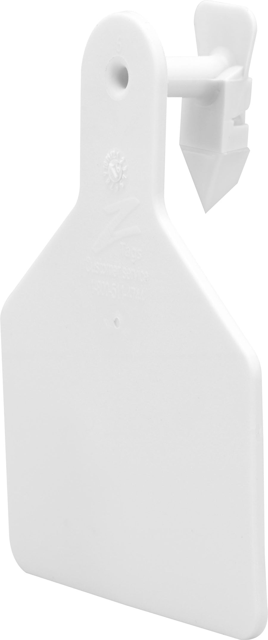 Z Tags Blank Ear Tags Calf, White, 25 ct