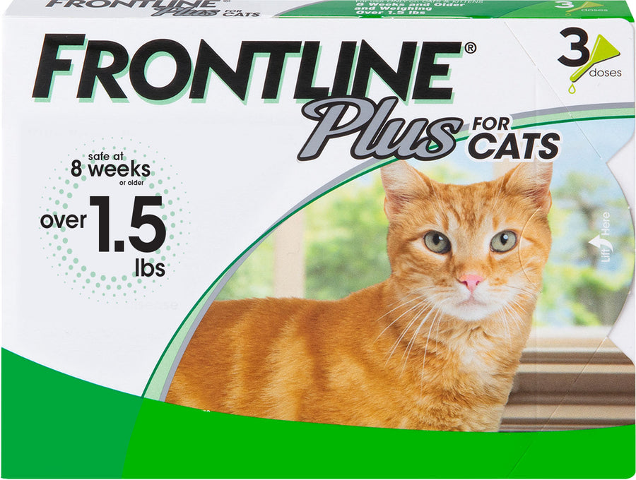 Frontline Plus for Cats & Kittens, 3 pk - Topicals