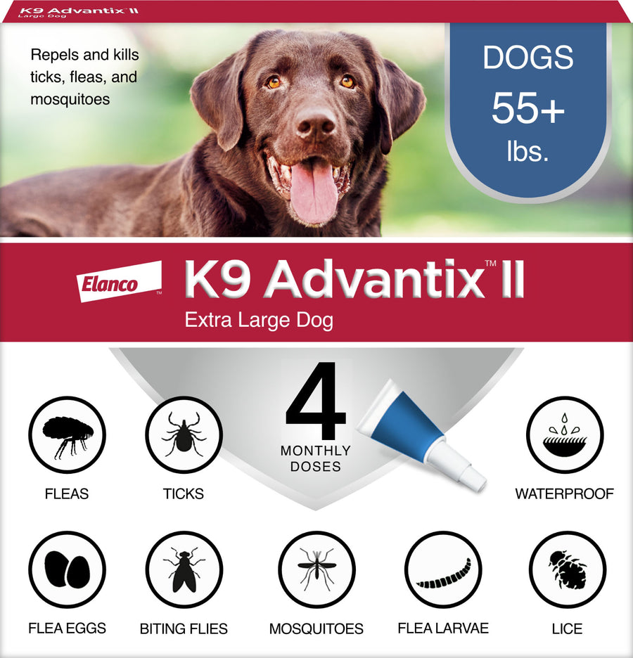 K9 Advantix II, > 55 lb-4 pk - Topicals
