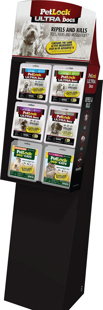 Petlock Ultra Dog Floor Stand Display, 18 ct - Displays