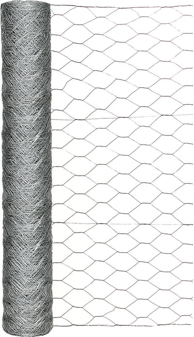 Garden Zone Galvanized Hex Netting, 2x36 in x 150 ft - Hex Netting 2 Inch