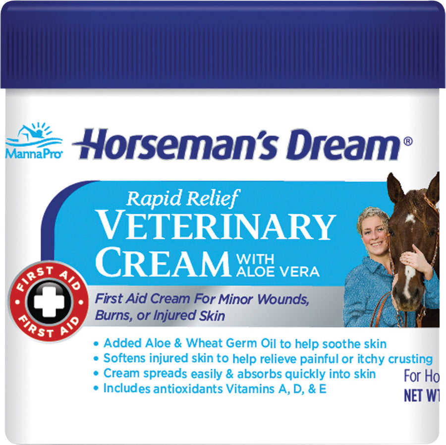 Horseman's Dream Rapid Relief Veterinary Cream, 16 oz - Ointments & Creams