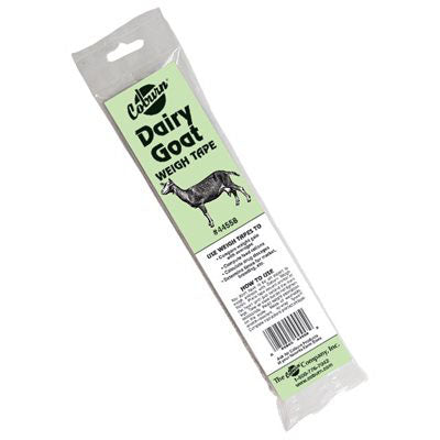 Coburn Dairy Goat Weigh Tape - Weight Tapes
