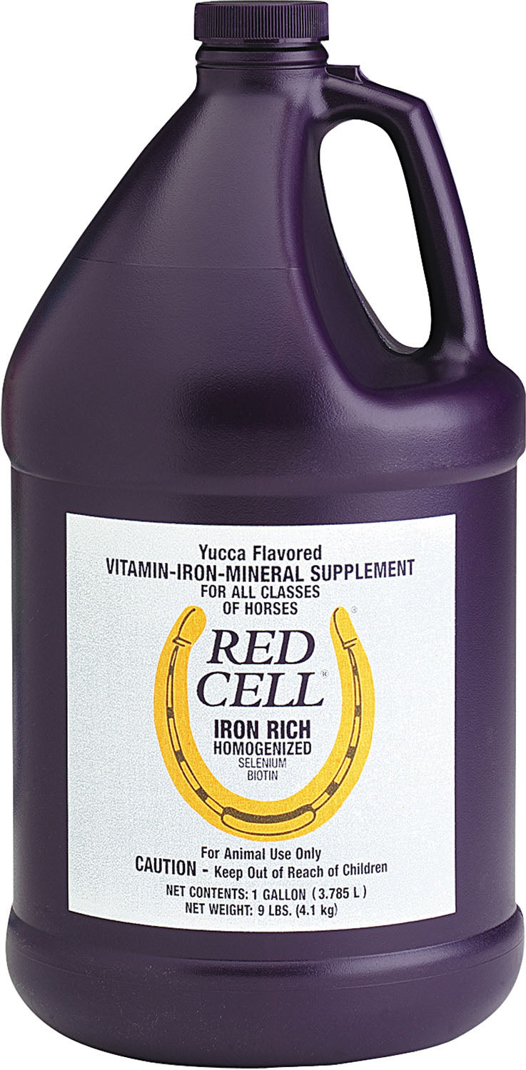 Horse Health Products Red Cell Liquid Iron Supplement, Yucca, 1 gal - Blood Builders/Energy