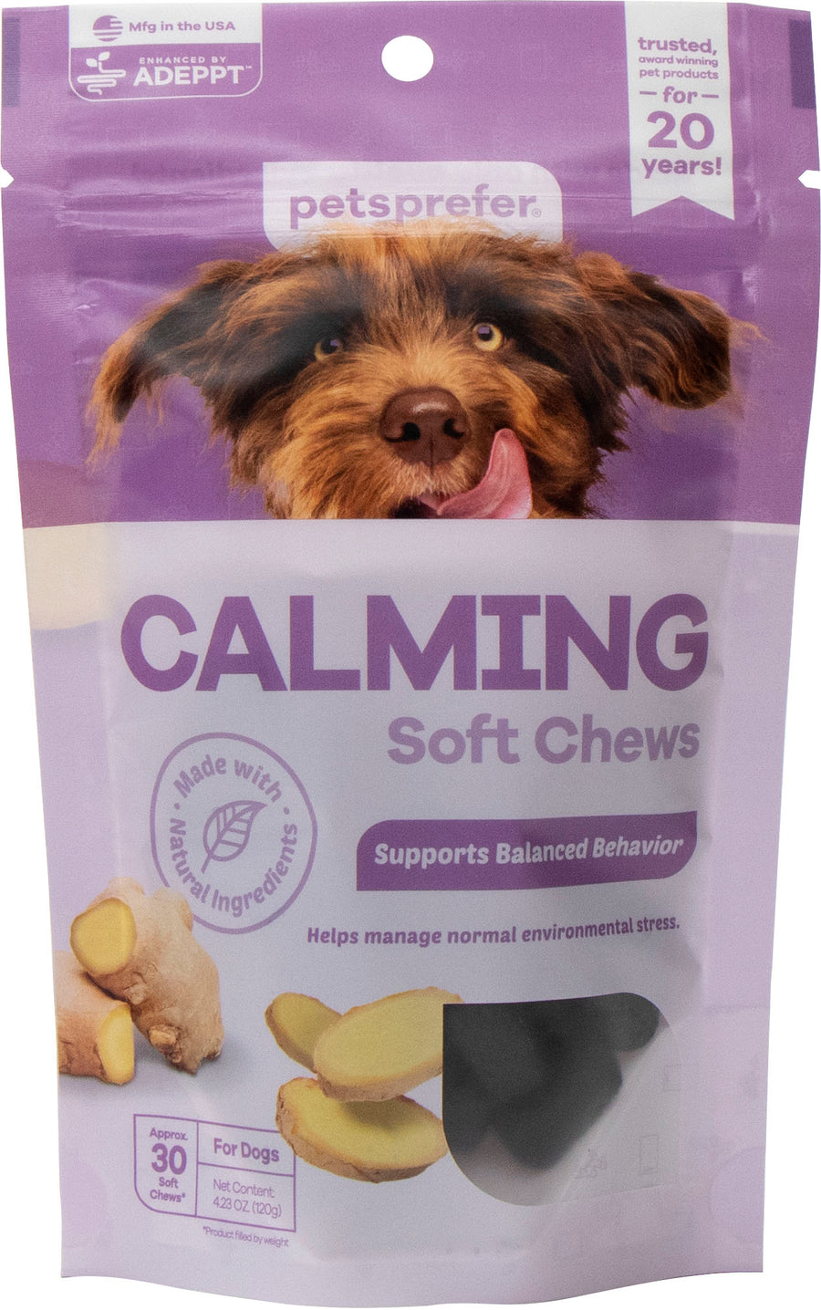 Pets Prefer Calming Soft Chews for Dogs, 30 ct - Anxiety Relief