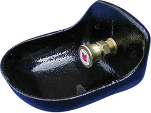 Smb Mfg Cast Iron Push Button Hog Bowl, 5 L/Min - Sheep, Goat and Swine Waterers