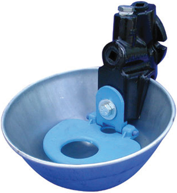 Smb Mfg Galvanized Nose Pan Water Bowl for Cattle, 14 L/Min - Automatic Waterers