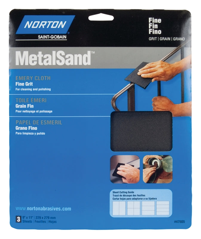 Norton MetalSand 07660747805 Sanding Sheet