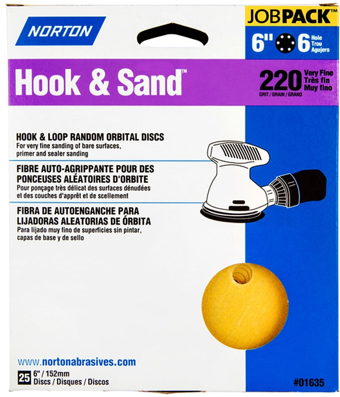 Norton Hook & Sand Series 07660701635 Vacuum Disc
