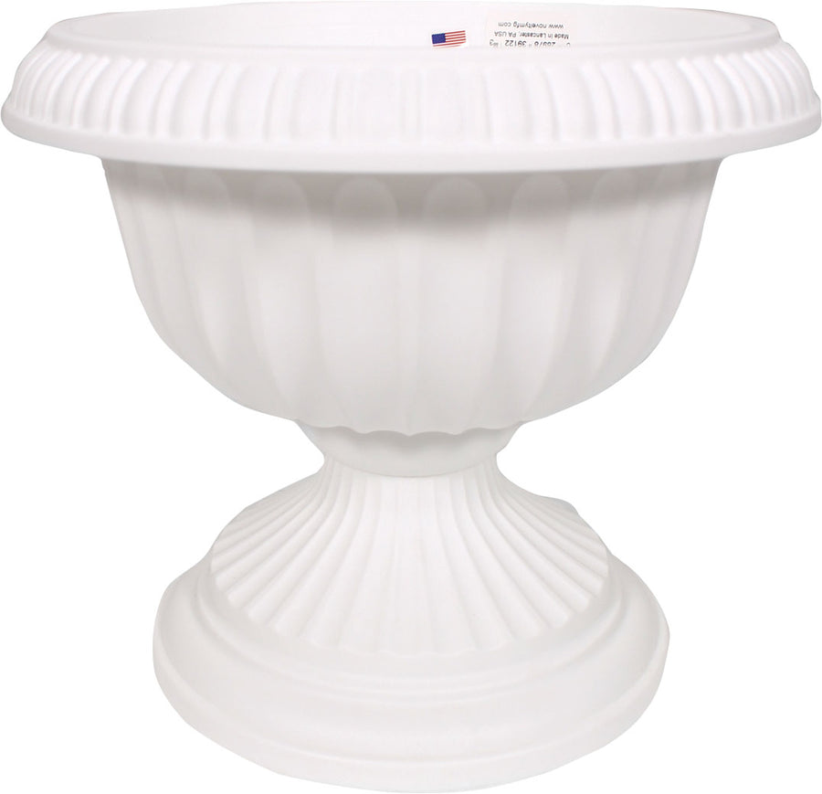Novelty Grecian Urn Planter, White, 12 in - Urns