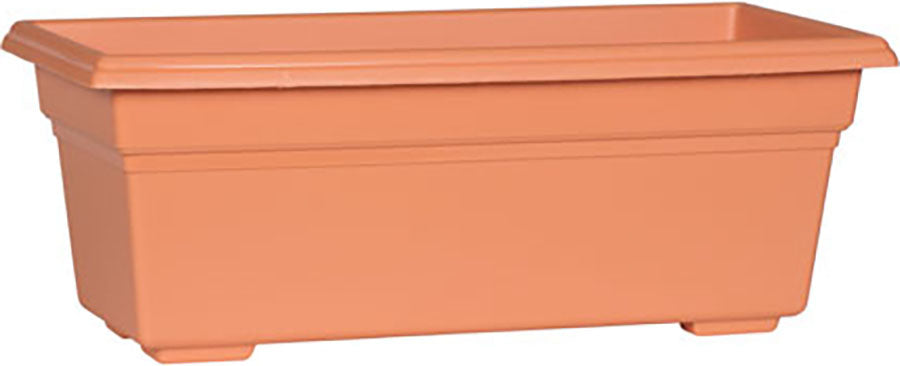 Novelty Countryside Flower Box Planter, Terracotta, 18 in - Flower Boxes