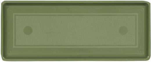 Novelty Countryside Flower Box Tray, Sage, 18 in - Saucer Basic