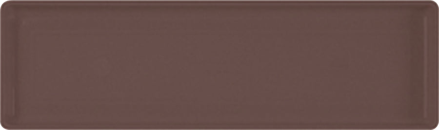 Novelty Countryside Flower Box Tray, Brown, 24 in - Saucer Basic