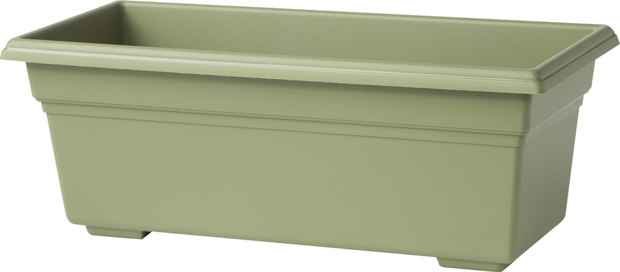 Novelty Countryside Flower Box Planter, Sage, 36 in - Flower Boxes