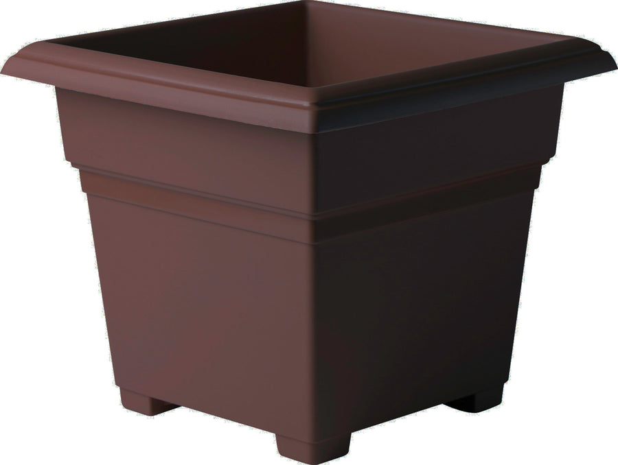 Novelty Countryside Tub Planter, Brown, 14 in - Flower Boxes