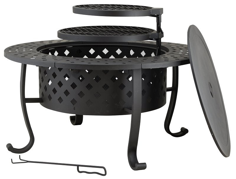 Seasonal Trends FT-97018 Fire Pit with Cooking Grate