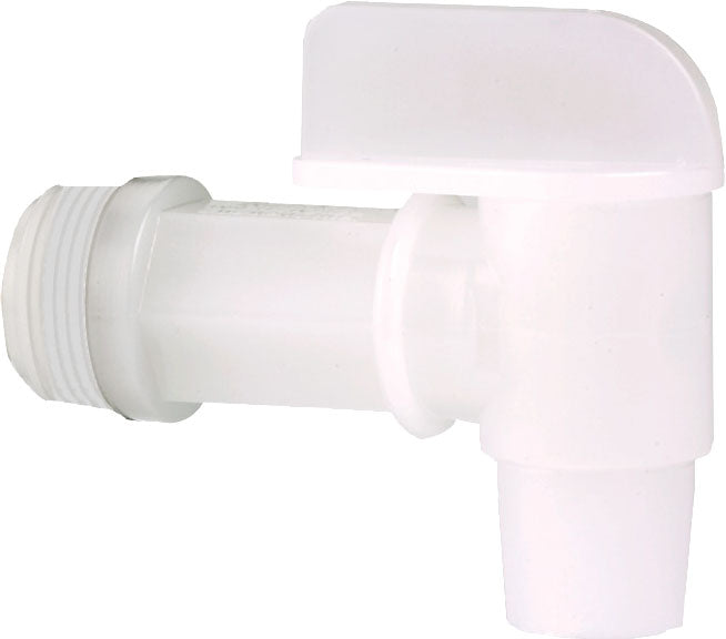 Tolco Drum Faucet for Standard Ips Drums, White - Pumps