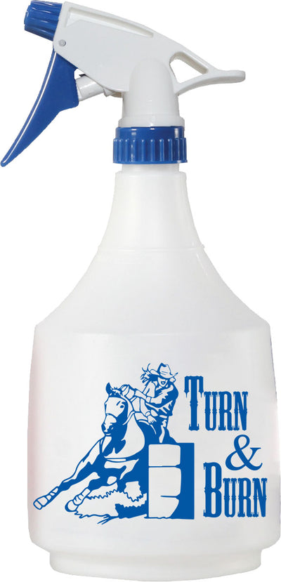 Tolco Spray Bottle Equine Turn & Burn Imprint, Blue, 36 oz - Sprayers