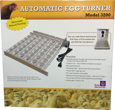 Farm Innovators Automatic Egg Turner, White - Accessories