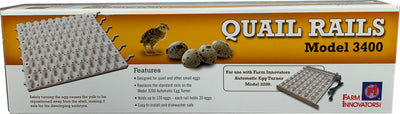 Farm Innovators Quail Rails, White - Accessories
