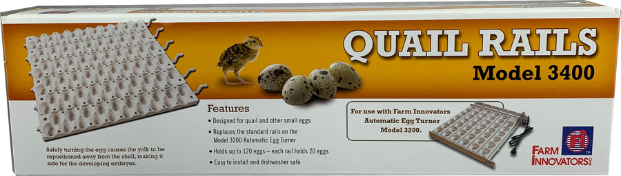 Farm Innovators Quail Rails, White - Accessories