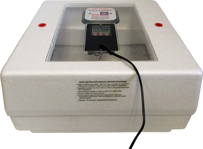 Farm Innovators Digital Circulated Air Incubator, White, 40 Watt - Incubators
