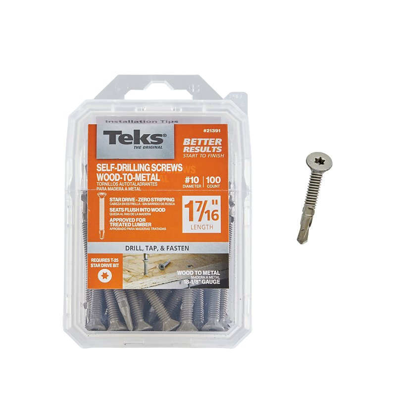Teks 21391 Self-Drilling Screw with Wing