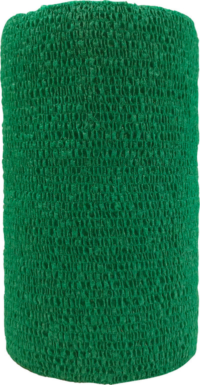 Coflex-Vet Cohesive Bandage, Hunter Green, 4 in x 5 yd - Cohesive Bandages