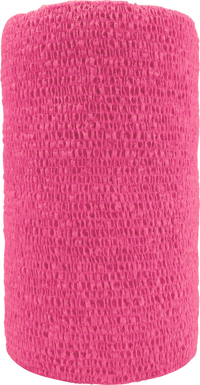 Coflex-Vet Cohesive Bandage, Neon Pink, 4 in x 5 yd - Cohesive Bandages