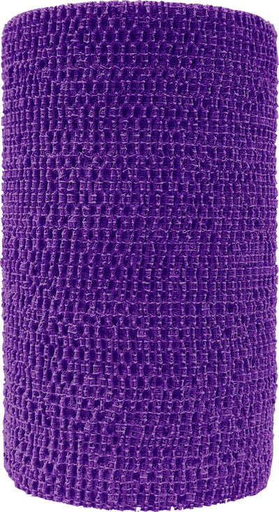 Coflex-Vet Cohesive Bandage, Purple, 4 in x 5 yd - Cohesive Bandages