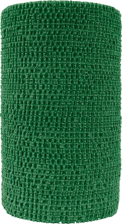 Powerflex Cohesive Bandage, Green, 4 in x 5 yd - Cohesive Bandages