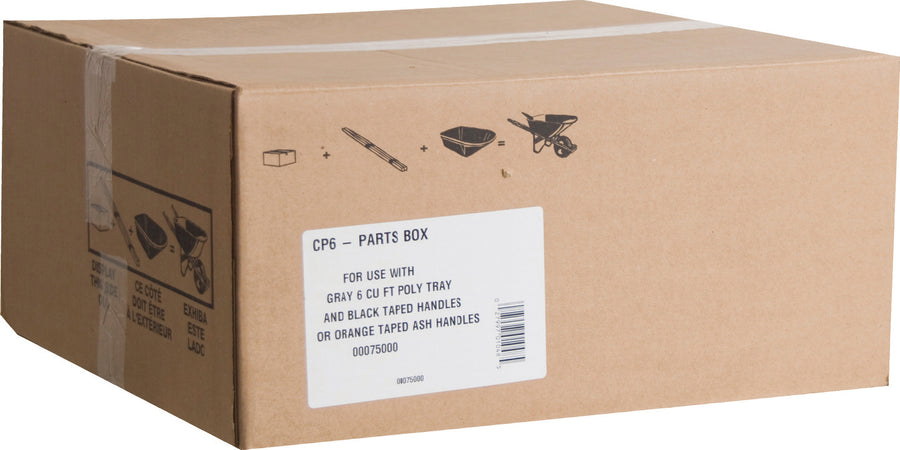 True Temper Replacement Wheelbarrow Parts for Model cp6, Gray - Parts and Accessories